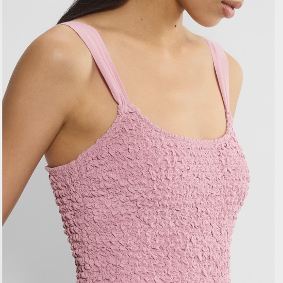 Aritzia Soft Pink Scoopneck poplin Midi Dress size XS - Picture 15 of 15